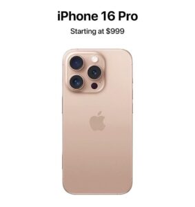 Dự kiến giá bán iPhone 16 Pro