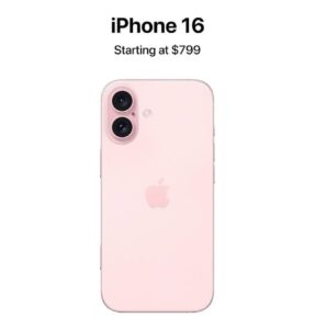 Dự kiến giá bán iPhone 16 thường