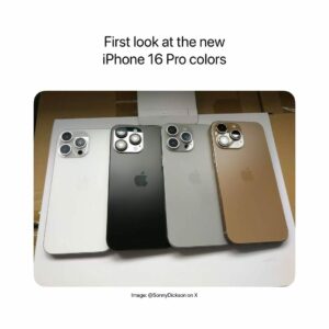 Tất cả màu iPhone 16 Pro thực tế